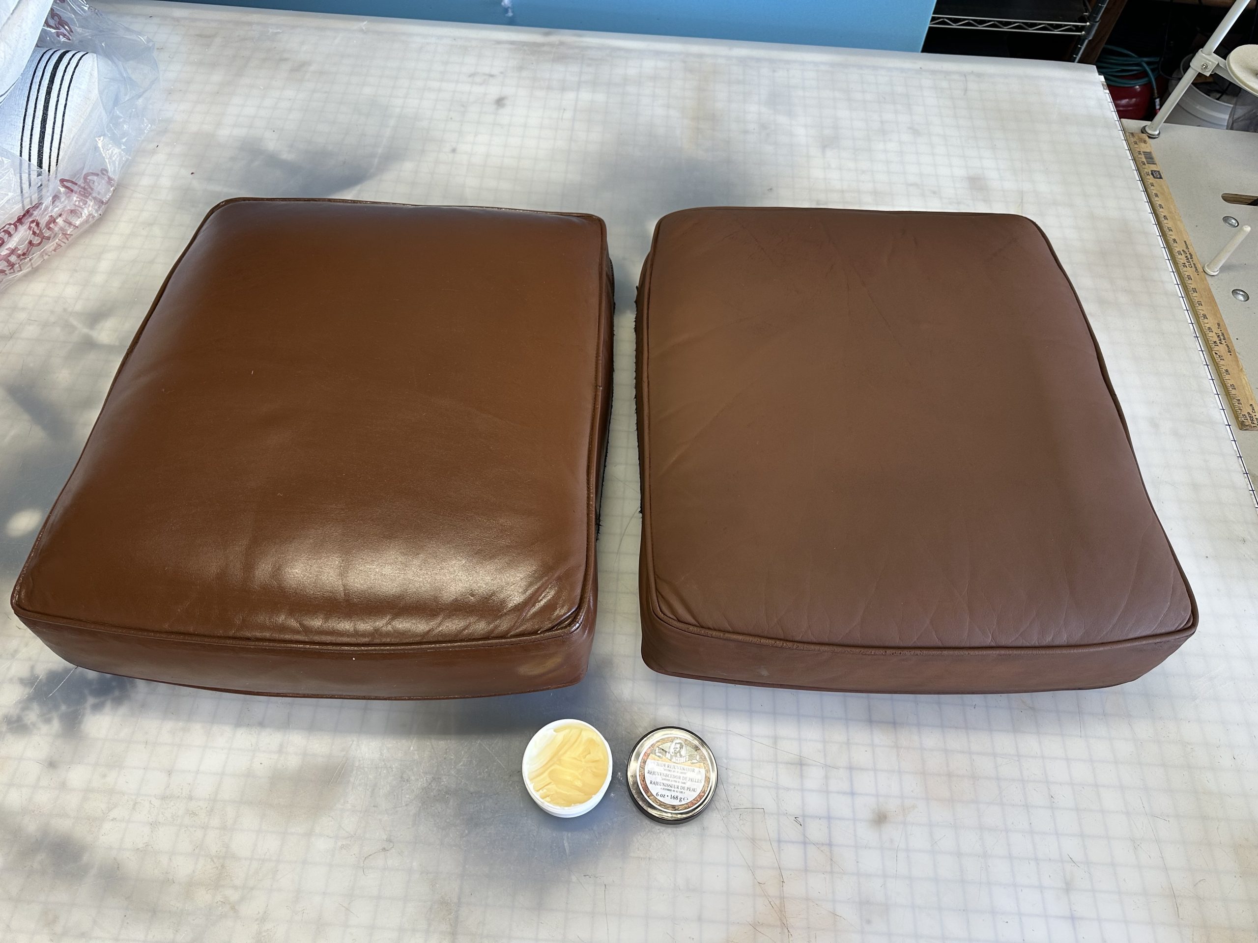leather restored cushions leather restoration in phoenix by christinas upholstery